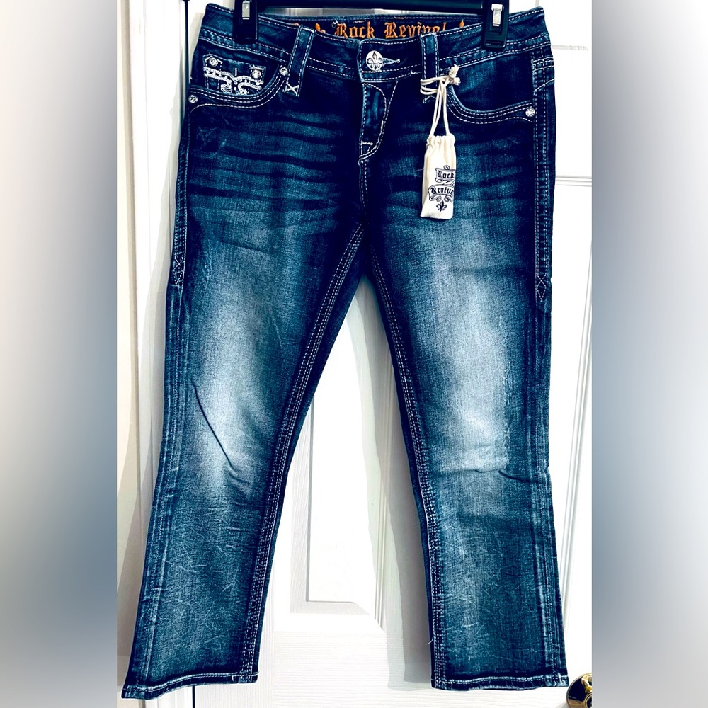 Rock Revival Capri Jeans, Sora.